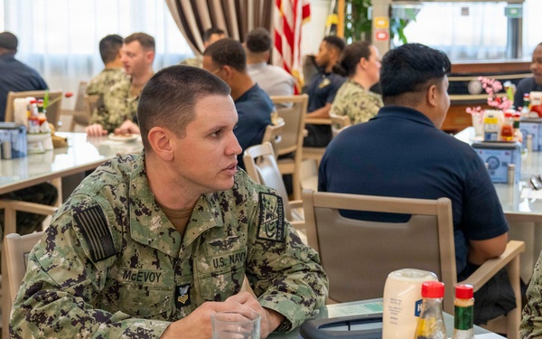 NAS Sigonella Sailor 360 Coffee with the Chiefs
