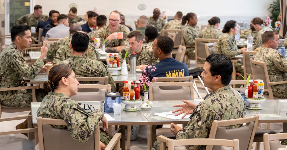 NAS Sigonella Sailor 360 Coffee with the Chiefs