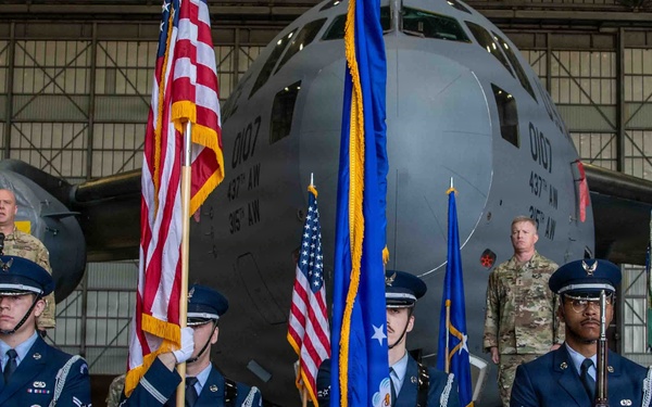 Col. Edward “Ed” G. Yeash III assumes command of the 315th Airlift Wing