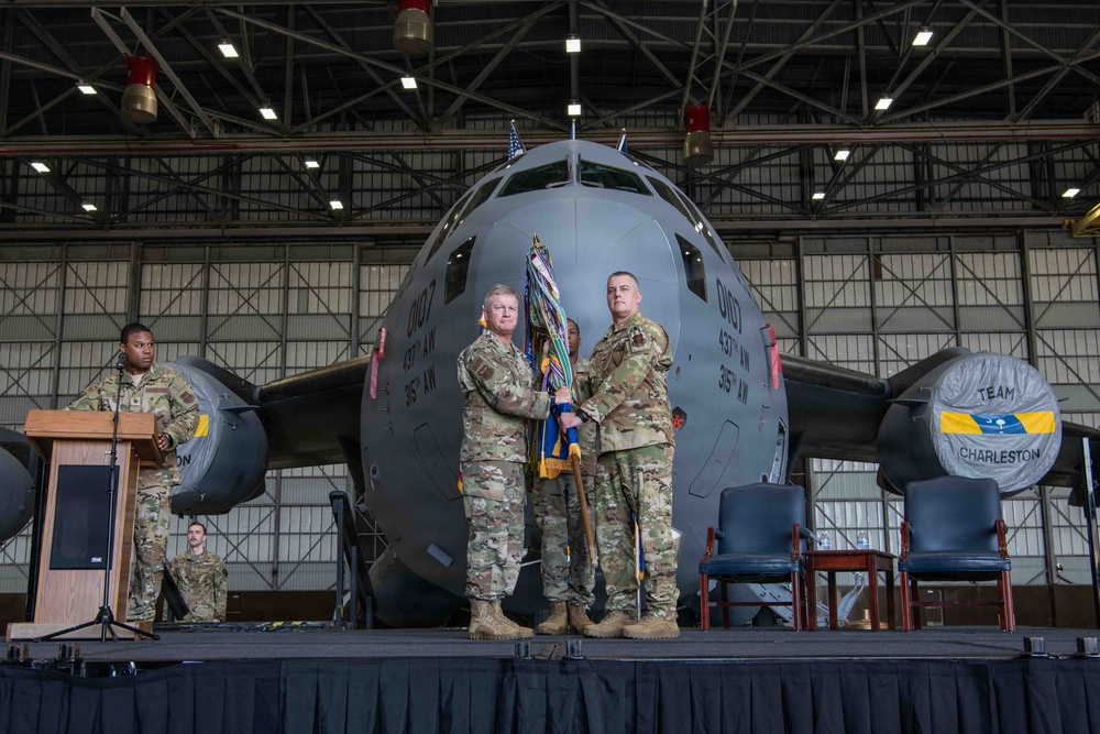 Col. Edward “Ed” G. Yeash III assumes command of the 315th Airlift Wing