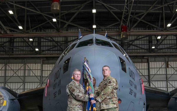 Col. Edward “Ed” G. Yeash III assumes command of the 315th Airlift Wing