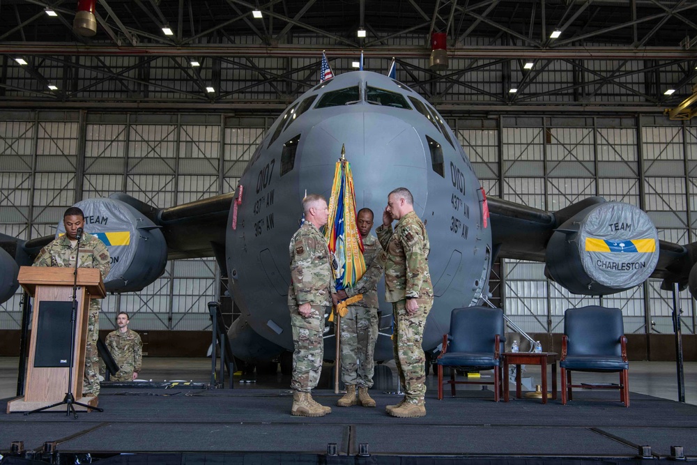 Col. Edward “Ed” G. Yeash III assumes command of the 315th Airlift Wing