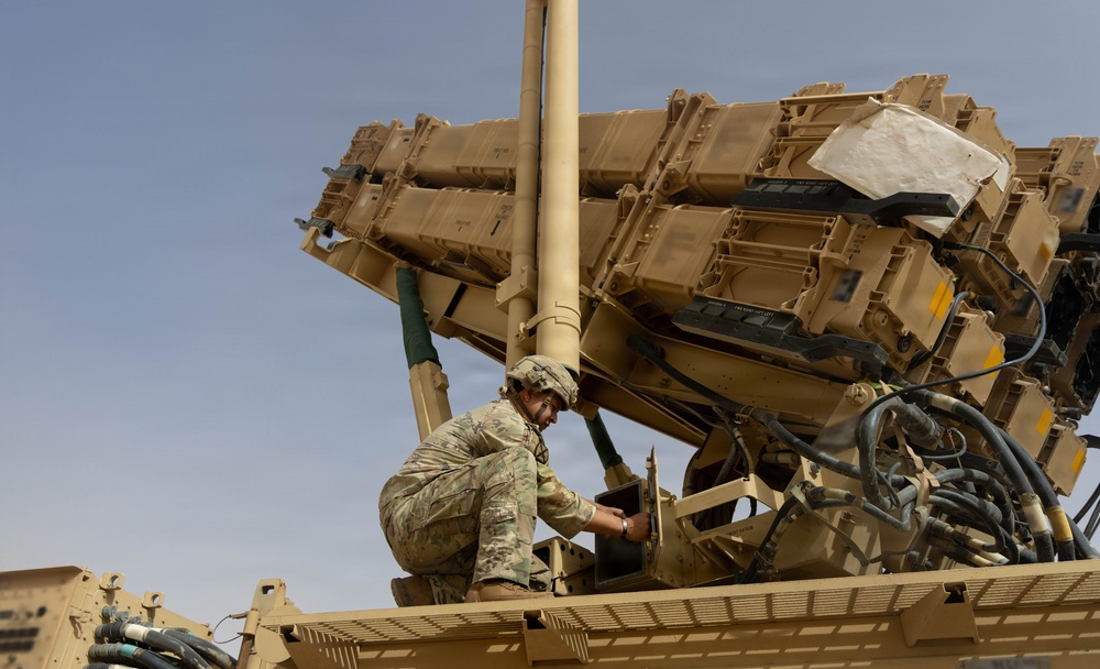U.S. Army Soldiers Conduct Operations in the Middle East
