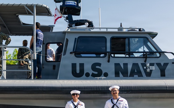 Recruiters visit high school during Harrisburg Navy Week