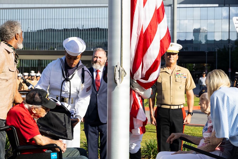 Mounted Color Guard participates in Sail 250 New Orleans