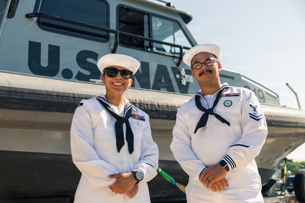 Recruiters visit high school during Harrisburg Navy Week