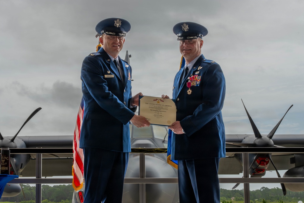 Col. Jonas Freel retirement ceremony