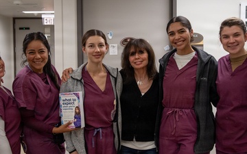 Parenting Author Heidi Murkoff Visits Military Families at NMCSD