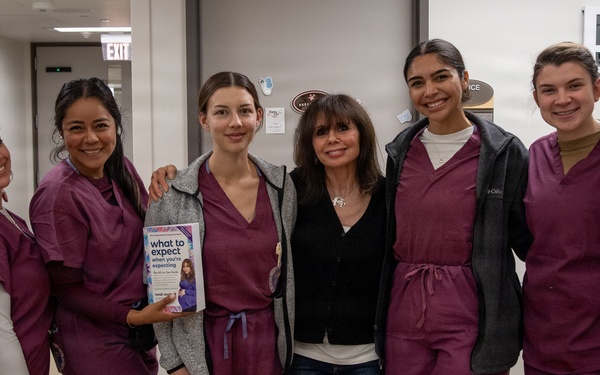 Parenting Author Heidi Murkoff Visits Military Families at NMCSD