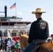 Mounted Color Guard participates in Sail 250 New Orleans