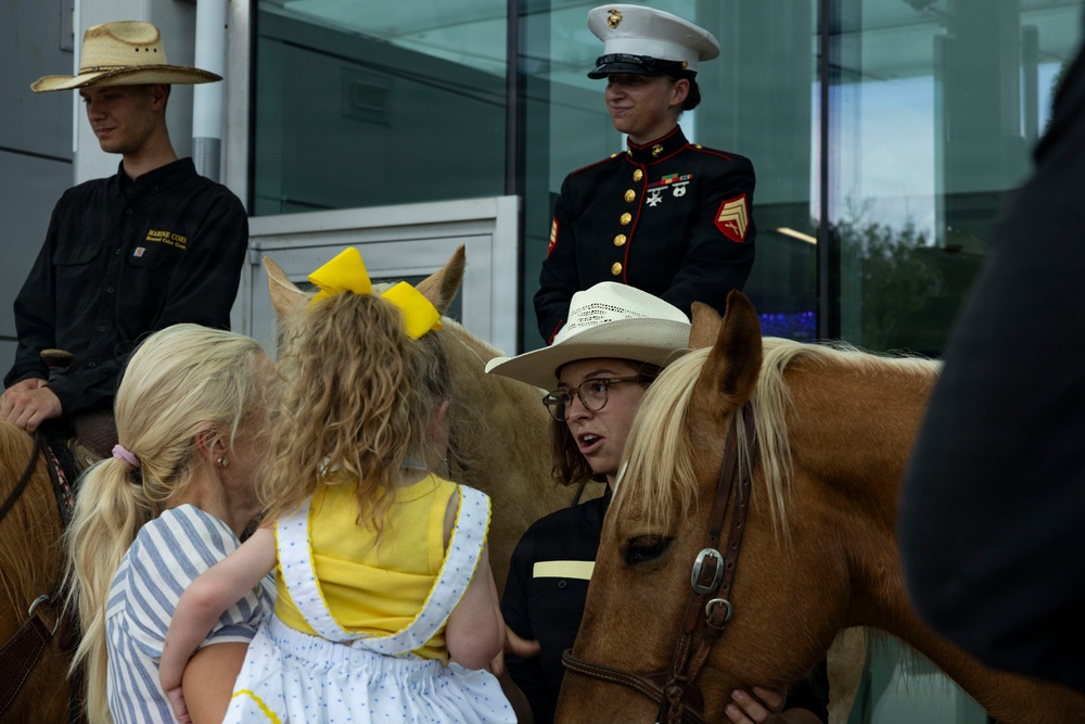 Mounted Color Guard participates in Sail 250 New Orleans