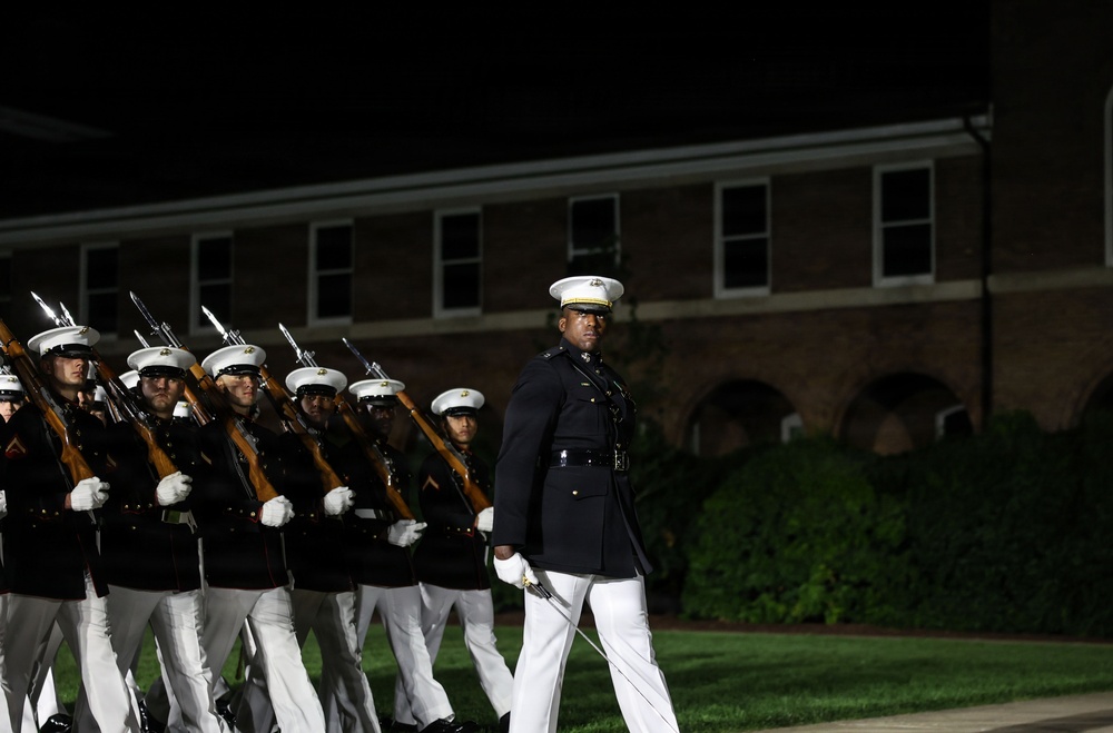 Under Secretary of War for Acquisition and Sustainment attends MBW's Evening Parade