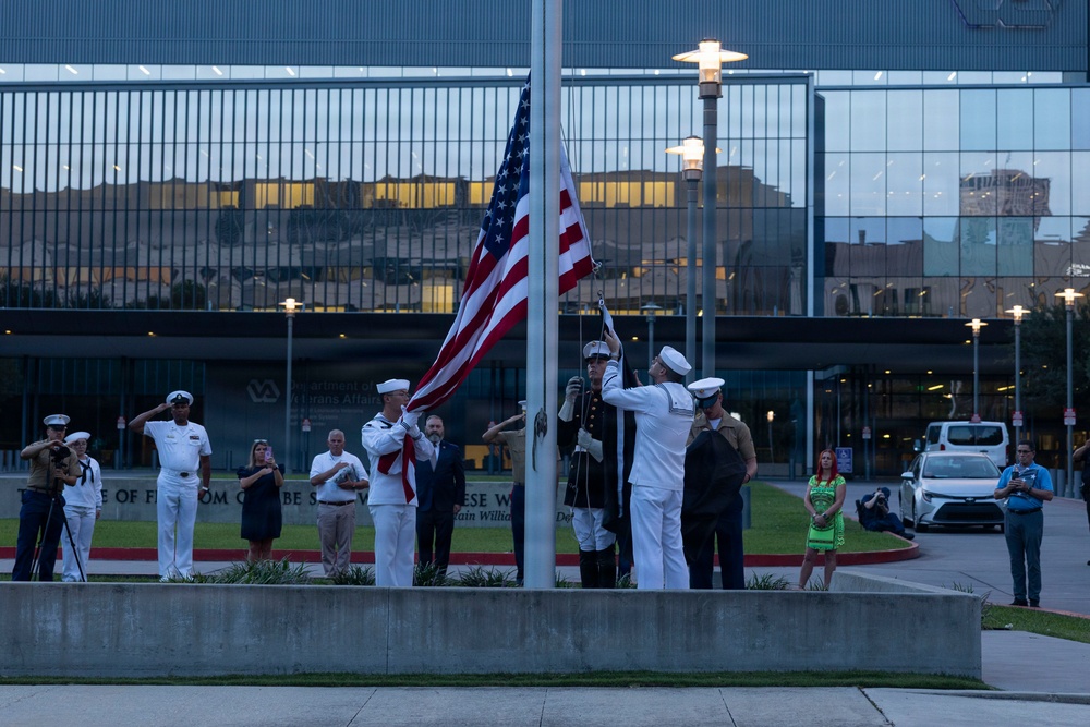 Mounted Color Guard participates in Sail 250 New Orleans