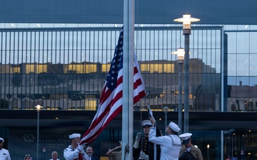 Mounted Color Guard participates in Sail 250 New Orleans