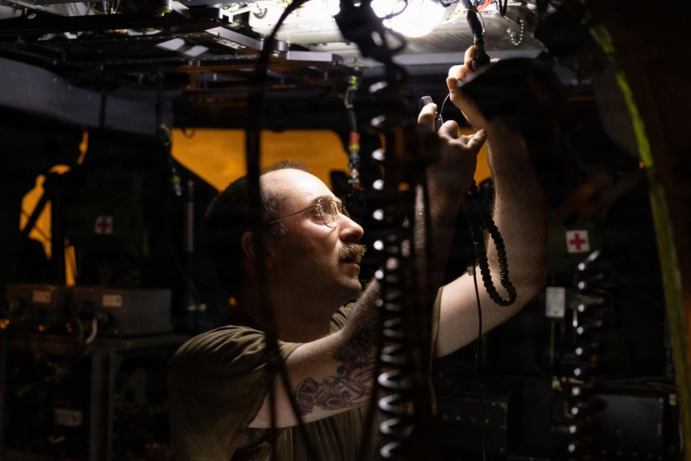George H.W. Bush Conducts Aircraft Maintenance