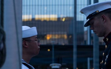 Mounted Color Guard participates in Sail 250 New Orleans
