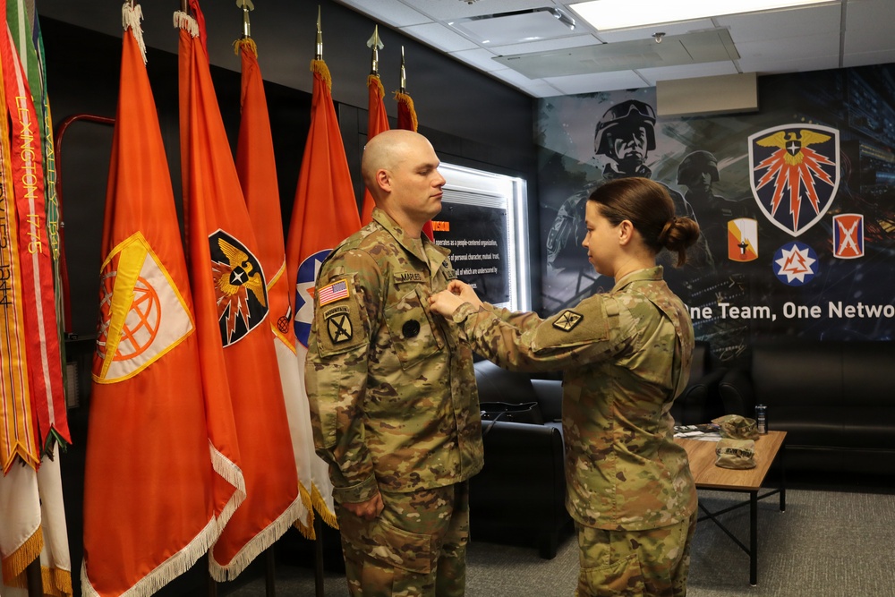 MSG Aaron Maples Receives New Rank