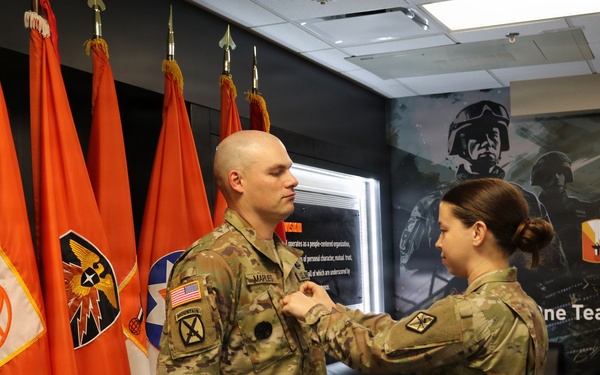 MSG Aaron Maples Receives New Rank