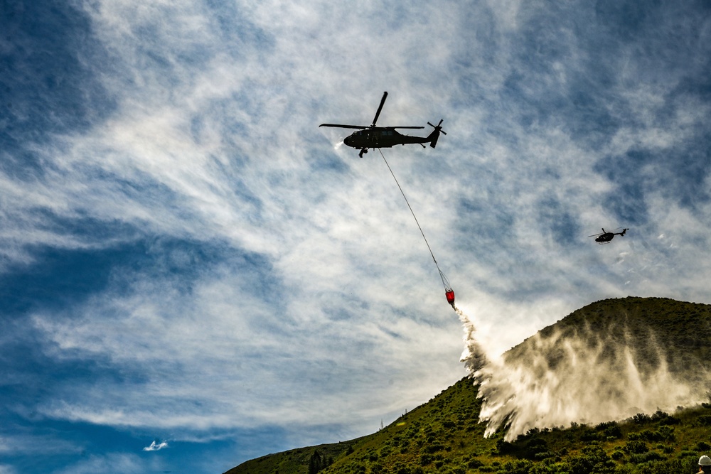 Idaho National Guard, Idaho Department of Lands train to prepare for fire season
