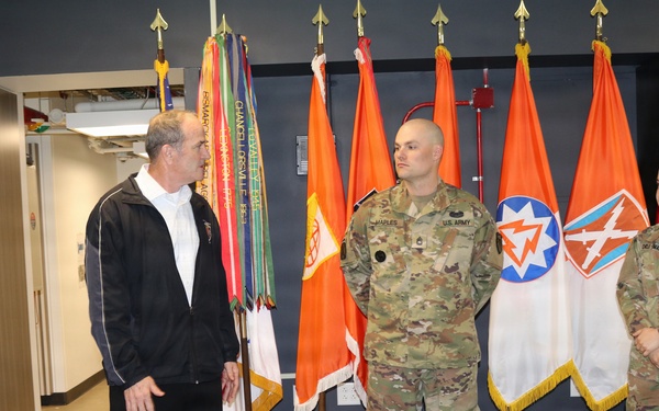 Master Sgt. Aaron Maples' Promotion Ceremony