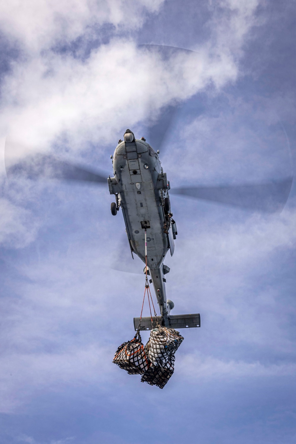 USS Iwo Jima Conducts a Replenishment-At-Sea