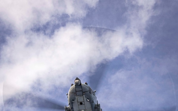 USS Iwo Jima Conducts a Replenishment-At-Sea