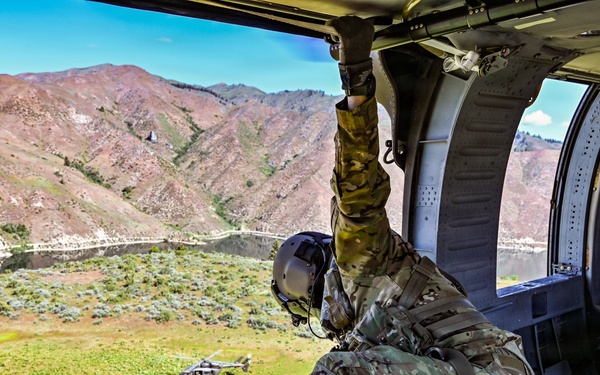 Idaho National Guard, Idaho Department of Lands train to prepare for fire season