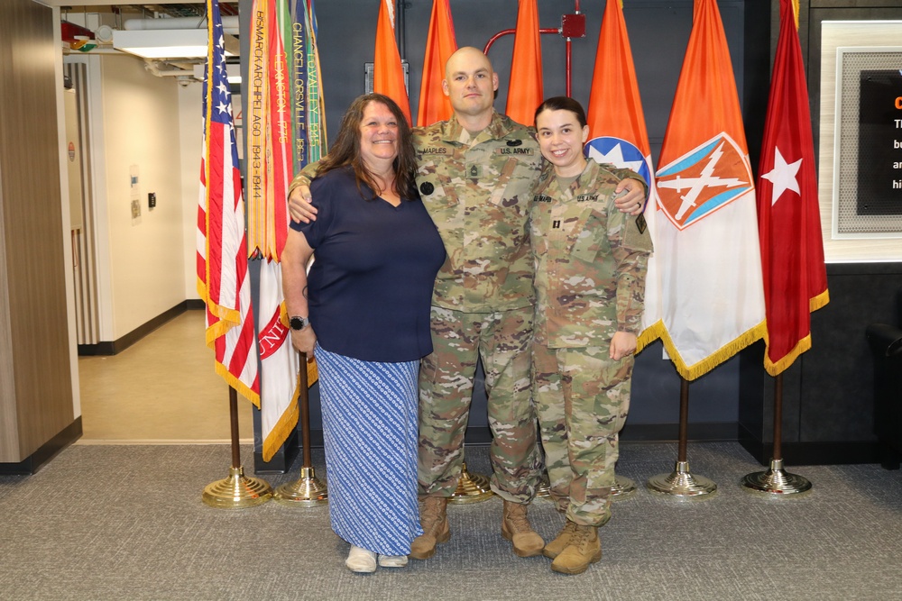 Master Sgt. Aaron Maples' Promotion Ceremony Family Photo
