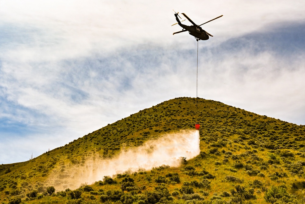 Idaho National Guard, Idaho Department of Lands train to prepare for fire season