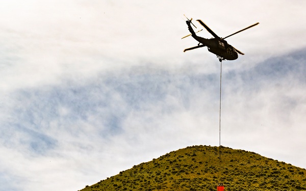 Idaho National Guard, Idaho Department of Lands train to prepare for fire season