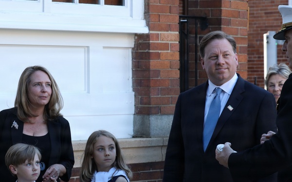 Under Secretary of War for Acquisition and Sustainment attends MBW's Evening Parade