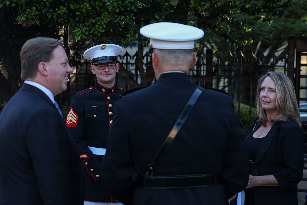 Under Secretary of War for Acquisition and Sustainment attends MBW's Evening Parade