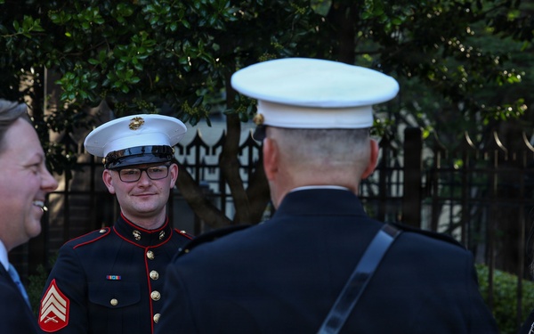 Under Secretary of War for Acquisition and Sustainment attends MBW's Evening Parade