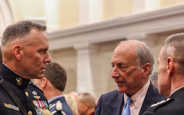 Under Secretary of War for Acquisition and Sustainment attends MBW's Evening Parade