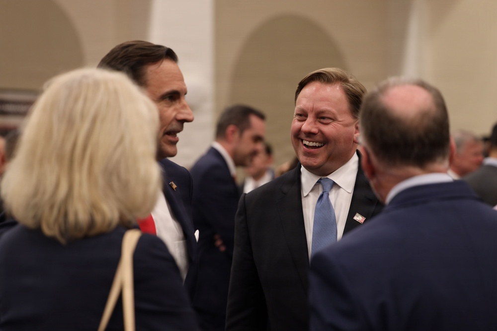 Under Secretary of War for Acquisition and Sustainment attends MBW's Evening Parade