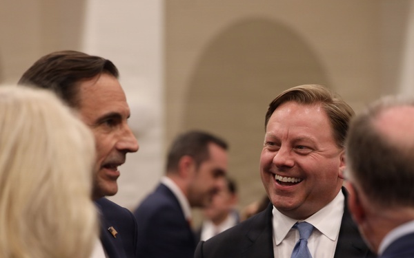 Under Secretary of War for Acquisition and Sustainment attends MBW's Evening Parade
