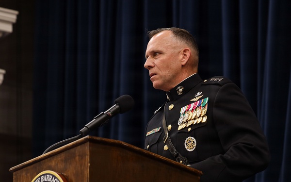Under Secretary of War for Acquisition and Sustainment attends MBW's Evening Parade