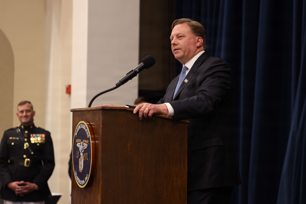 Under Secretary of War for Acquisition and Sustainment attends MBW's Evening Parade