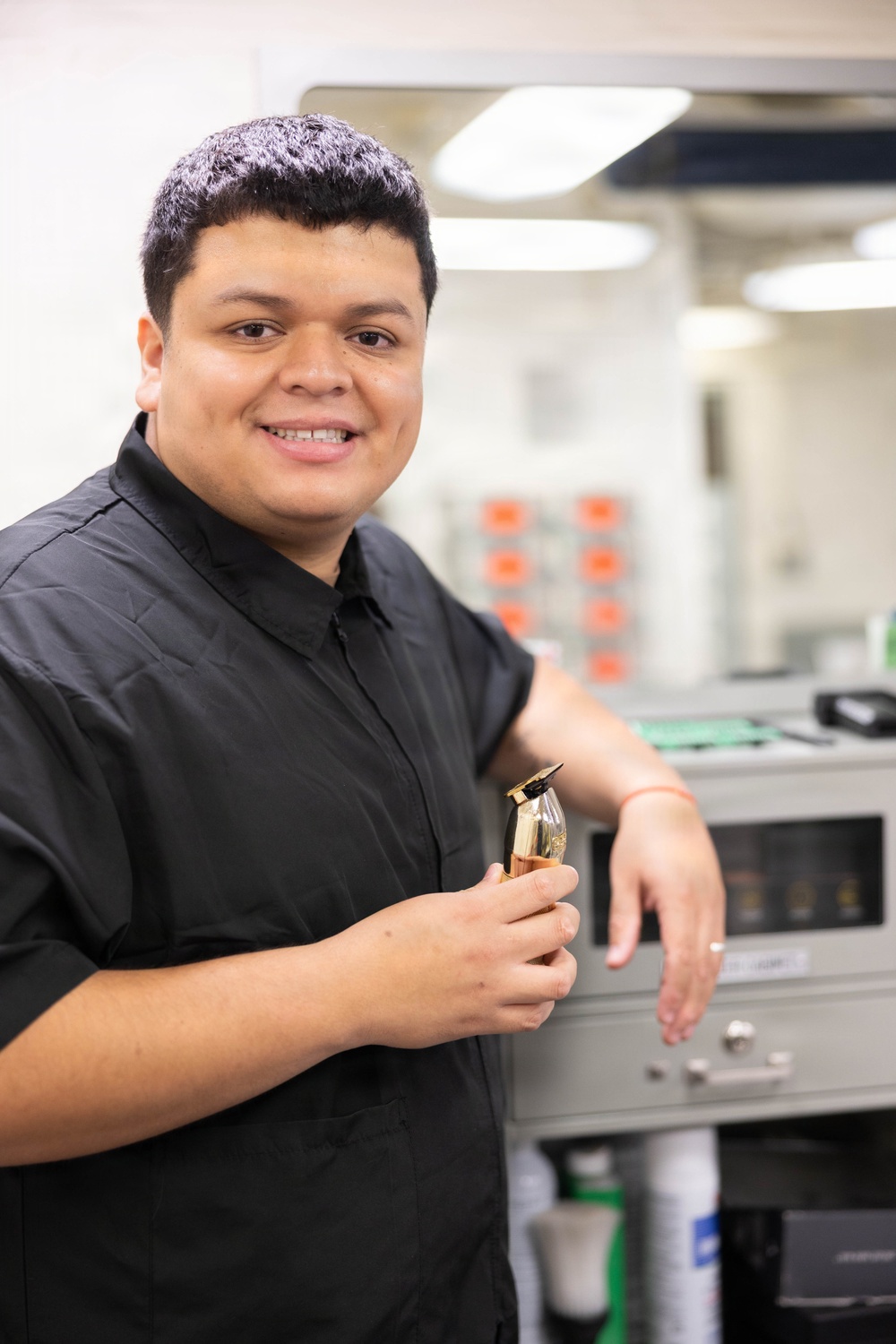 John F. Kennedy Sailor Cuts Hair