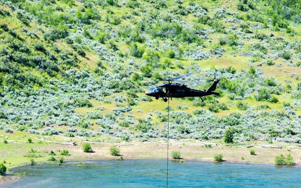 Idaho National Guard, Idaho Department of Lands train to prepare for fire season