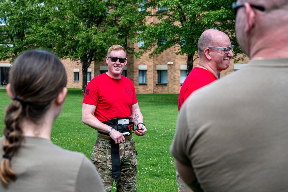 911th AES Airmen build lifesaving skills during TCCC course