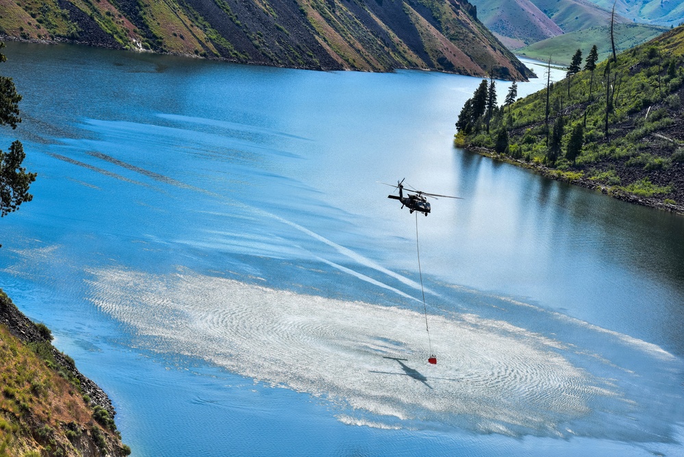 Idaho National Guard, Idaho Department of Lands train to prepare for fire season