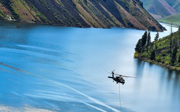 Idaho National Guard, Idaho Department of Lands train to prepare for fire season