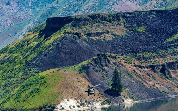 Idaho National Guard, Idaho Department of Lands train to prepare for fire season