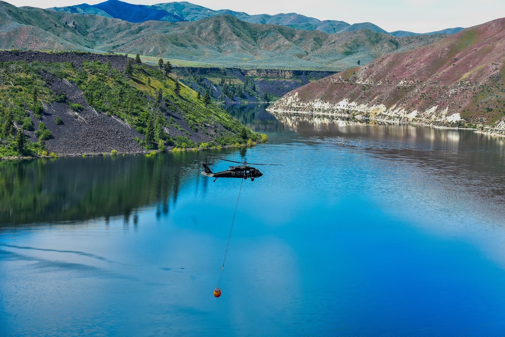 Idaho National Guard, Idaho Department of Lands train to prepare for fire season
