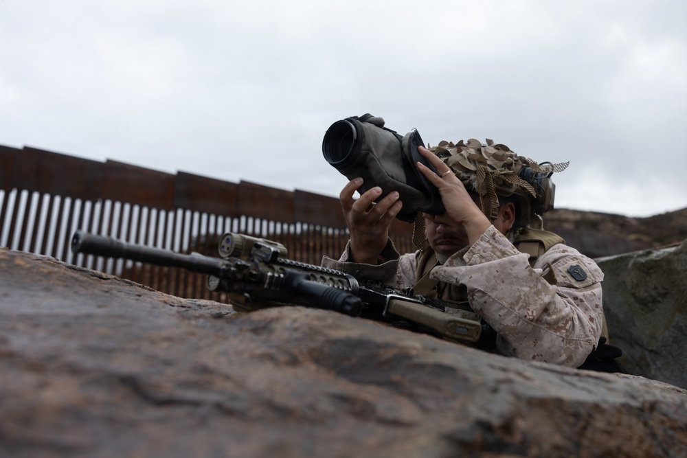 JTF-SB service members patrol the southern border