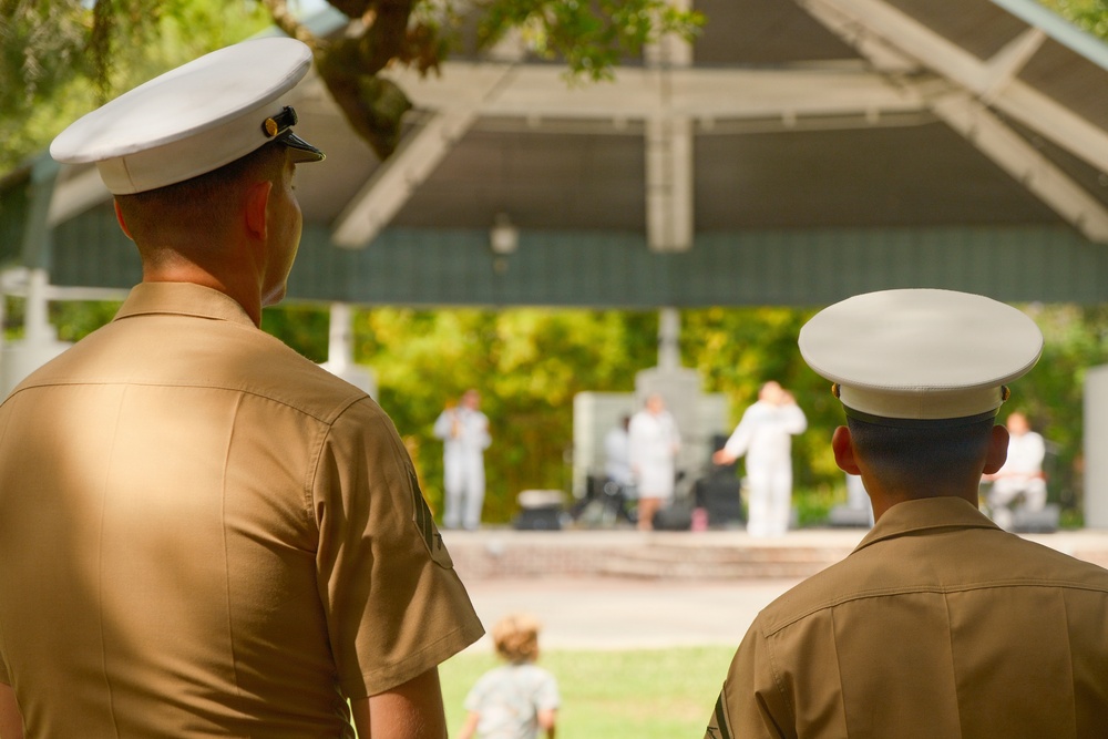 Service Members Participate in Military Friends and Family Day at Audubon Zoo during Sail 250 New Orleans