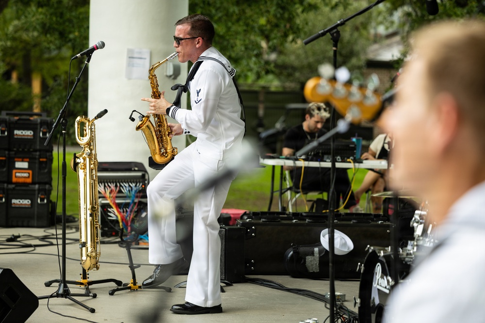 Service Members Participate in Military Friends and Family Day at Audubon Zoo during Sail 250 New Orleans