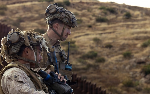 JTF-SB service members patrol the southern border