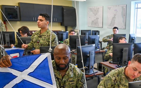 SURFNAV Students Use Signal Flags